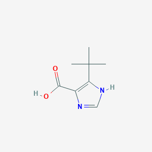 molecular formula C8H12N2O2 B1322211 5-叔丁基-1H-咪唑-4-甲酸 CAS No. 714273-88-8