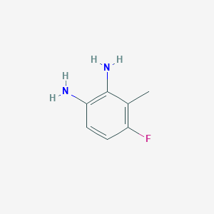 molecular formula C7H9FN2 B1322213 4-氟-3-甲基苯-1,2-二胺 CAS No. 485832-95-9