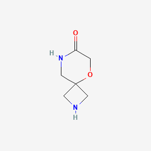 molecular formula C6H10N2O2 B1322214 5-Oxa-2,8-diazaspiro[3.5]nonan-7-one CAS No. 1363382-38-0