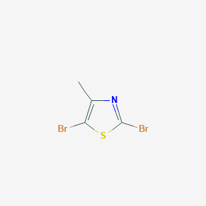 molecular formula C4H3Br2NS B1322216 2,5-二溴-4-甲基噻唑 CAS No. 79247-78-2