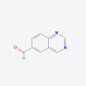 molecular formula C9H6N2O B1322219 Quinazoline-6-carbaldehyde CAS No. 439811-22-0