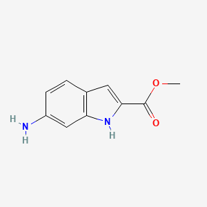 molecular formula C10H10N2O2 B1322220 Methyl 6-amino-1H-indole-2-carboxylate CAS No. 167027-30-7