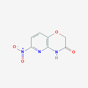 molecular formula C7H5N3O4 B1322224 6-Nitro-2H-pyrido[3,2-B][1,4]oxazin-3(4H)-one CAS No. 337463-64-6