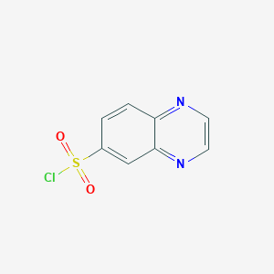 molecular formula C8H5ClN2O2S B1322227 Quinoxaline-6-sulfonyl chloride CAS No. 692737-70-5