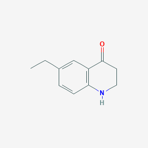 molecular formula C11H13NO B1322230 6-乙基-2,3-二氢喹啉-4(1H)-酮 CAS No. 263896-27-1