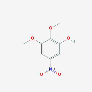 molecular formula C8H9NO5 B1322234 2,3-二甲氧基-5-硝基苯酚 CAS No. 32905-09-2