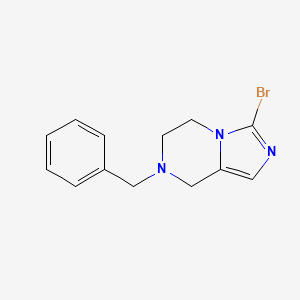 7-Benzyl-3-bromo-5,6,7,8-tetrahydroimidazo[1,5-a]pyrazine