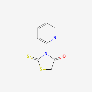 molecular formula C8H6N2OS2 B1322274 3-Pyridin-2-yl-2-thioxothiazolidin-4-one CAS No. 75130-64-2