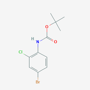 molecular formula C11H13BrClNO2 B1322276 Tert-butyl (4-bromo-2-chlorophenyl)carbamate CAS No. 330794-09-7