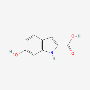 molecular formula C9H7NO3 B1322286 6-Hydroxyindole-2-carboxylic acid CAS No. 40047-23-2