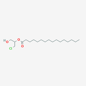 molecular formula C19H37ClO3 B132229 rac 2-Palmitoyl-3-chloropropanediol CAS No. 20618-92-2
