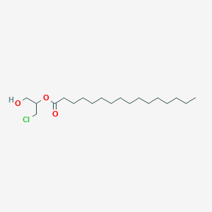 molecular formula C19H37ClO3 B132229 1-Chloro-3-hydroxypropan-2-YL hexadecanoate CAS No. 20618-92-2