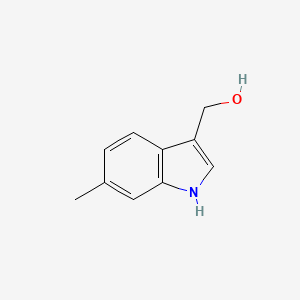 molecular formula C10H11NO B1322298 (6-Methyl-1H-indol-3-yl)methanol CAS No. 437988-53-9