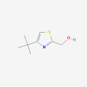 molecular formula C8H13NOS B1322303 (4-Tert-butyl-1,3-thiazol-2-yl)methanol CAS No. 475059-74-6