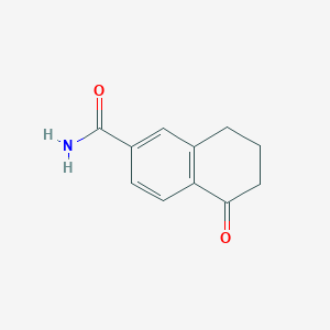 5-Oxo-5,6,7,8-tetrahydronaphthalene-2-carboxamide