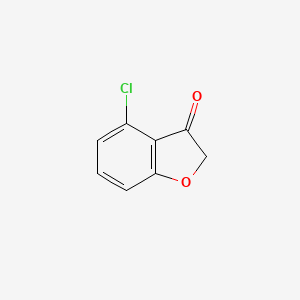 molecular formula C8H5ClO2 B1322321 4-Chlorobenzofuran-3(2H)-one CAS No. 3260-90-0