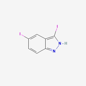 molecular formula C7H4I2N2 B1322336 3,5-Diiodo-1H-indazole CAS No. 351456-48-9