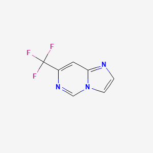 molecular formula C7H4F3N3 B1322353 7-(Trifluoromethyl)imidazo[1,2-c]pyrimidine CAS No. 425615-36-7