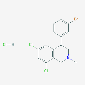 4-(3-Bromophenyl)-6,8-dichloro-2-methyl-1,2,3,4-tetrahydroisoquinoline hydrochloride