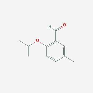 molecular formula C11H14O2 B1322360 2-异丙氧基-5-甲基苯甲醛 CAS No. 610797-22-3