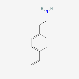 molecular formula C10H13N B13223634 2-(4-Ethenylphenyl)ethan-1-amine 