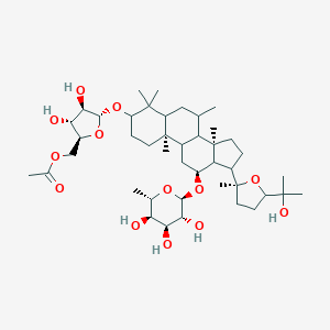 molecular formula C43H72O13 B132238 Cyclocarioside A CAS No. 146109-34-4
