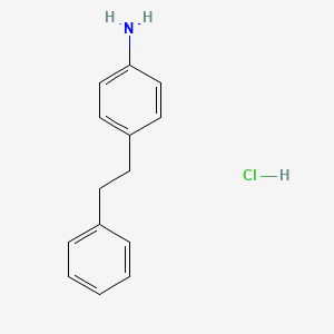 molecular formula C14H16ClN B1322395 4-Phenethylaniline Hydrochloride CAS No. 71845-20-0