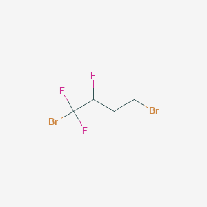 molecular formula C4H5Br2F3 B132240 1,4-Dibromo-1,1,2-trifluorobutane CAS No. 155957-57-6