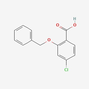 molecular formula C14H11ClO3 B1322403 2-(Benzyloxy)-4-chlorobenzoic acid CAS No. 57479-71-7