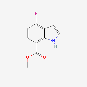 molecular formula C10H8FNO2 B1322420 Methyl 4-fluoro-1H-indole-7-carboxylate CAS No. 313337-35-8
