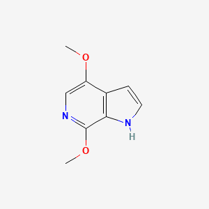 molecular formula C9H10N2O2 B1322424 4,7-dimethoxy-1H-pyrrolo[2,3-c]pyridine CAS No. 452296-79-6
