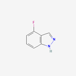 molecular formula C7H5FN2 B1322427 4-氟-1H-吲唑 CAS No. 341-23-1