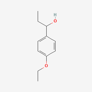 molecular formula C11H16O2 B1322439 1-(4-ETHOXYPHENYL)-1-PROPANOL CAS No. 1031927-88-4