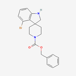 Benzyl 4-bromospiro[indoline-3,4'-piperidine]-1'-carboxylate