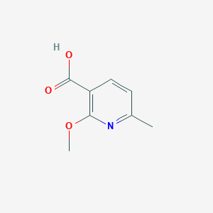 molecular formula C8H9NO3 B1322449 2-Methoxy-6-methylnicotinic acid CAS No. 72918-10-6