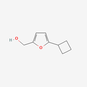 molecular formula C9H12O2 B13224524 (5-Cyclobutylfuran-2-yl)methanol 