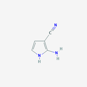 molecular formula C5H5N3 B1322458 2-Amino-1H-pyrrole-3-carbonitrile CAS No. 755753-61-8