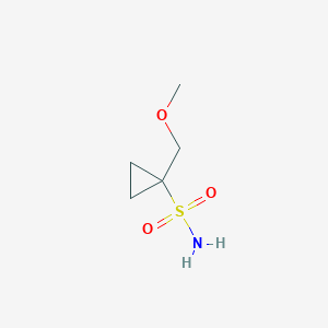 molecular formula C5H11NO3S B1322459 1-(Methoxymethyl)cyclopropane-1-sulfonamide CAS No. 681808-28-6