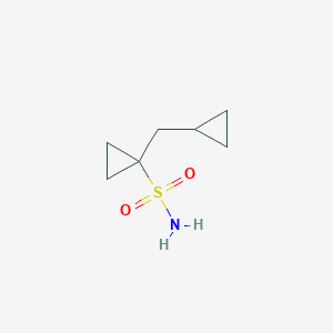 molecular formula C7H13NO2S B1322460 1-(Cyclopropylmethyl)cyclopropane-1-sulfonamide CAS No. 681808-44-6