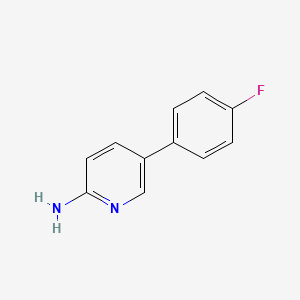 molecular formula C11H9FN2 B1322473 5-(4-Fluorophenyl)pyridin-2-amine CAS No. 503536-73-0