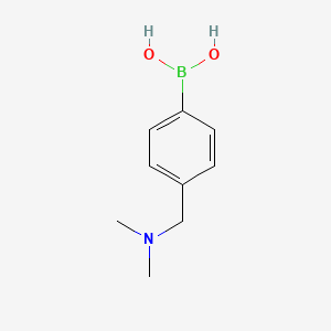 molecular formula C9H14BNO2 B1322475 4-[(Dimethylamino)methyl]phenylboronic acid CAS No. 70799-12-1