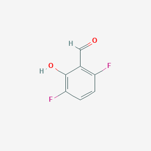 molecular formula C7H4F2O2 B1322476 3,6-二氟-2-羟基苯甲醛 CAS No. 502762-92-7