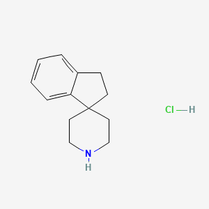 molecular formula C13H18ClN B1322479 2,3-Dihydrospiro[indene-1,4'-piperidine] hydrochloride CAS No. 96651-85-3