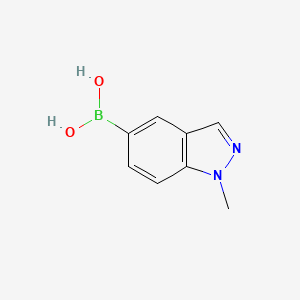 molecular formula C8H9BN2O2 B1322483 1-Methyl-1H-indazole-5-boronic acid CAS No. 590418-08-9