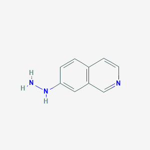 molecular formula C9H9N3 B1322490 7-Hydrazinylisoquinoline CAS No. 280120-98-1