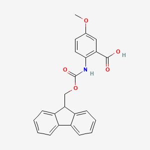 2-((((9H-Fluoren-9-yl)methoxy)carbonyl)amino)-5-methoxybenzoic acid