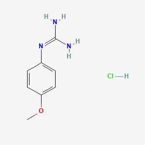 molecular formula C8H12ClN3O B1322528 1-(4-甲氧基苯基)胍盐酸盐 CAS No. 73709-20-3