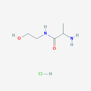 2-Amino-N-(2-hydroxyethyl)propanamide hydrochloride