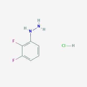 molecular formula C6H7ClF2N2 B1322537 (2,3-Difluorophenyl)hydrazine hydrochloride CAS No. 60481-38-1