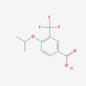 molecular formula C11H11F3O3 B1322539 4-Isopropoxy-3-(trifluoromethyl)benzoic acid CAS No. 213598-16-4